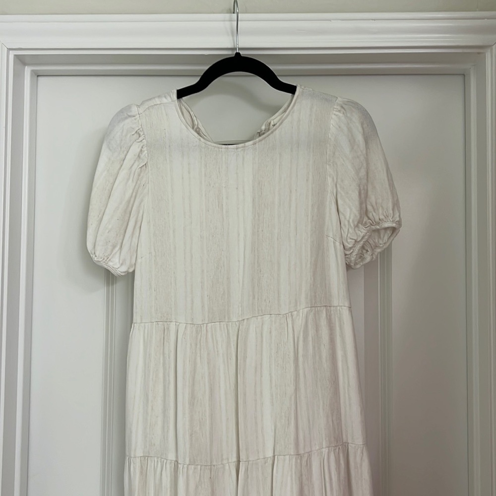 Nordstrom Tier White Dress